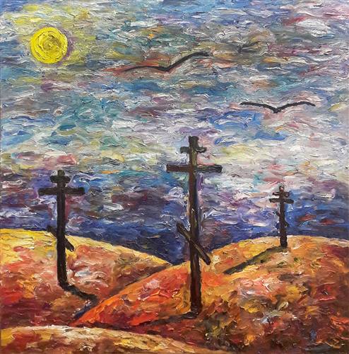 2 Faith 2. oil canvas 2017 100100 cm